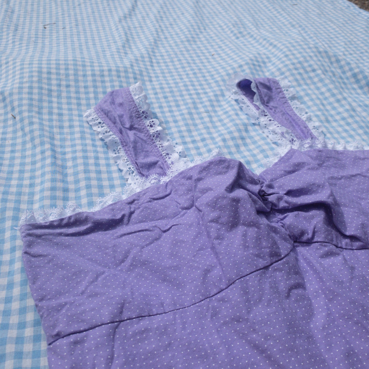 purple handmade sundress (XL/2XL)