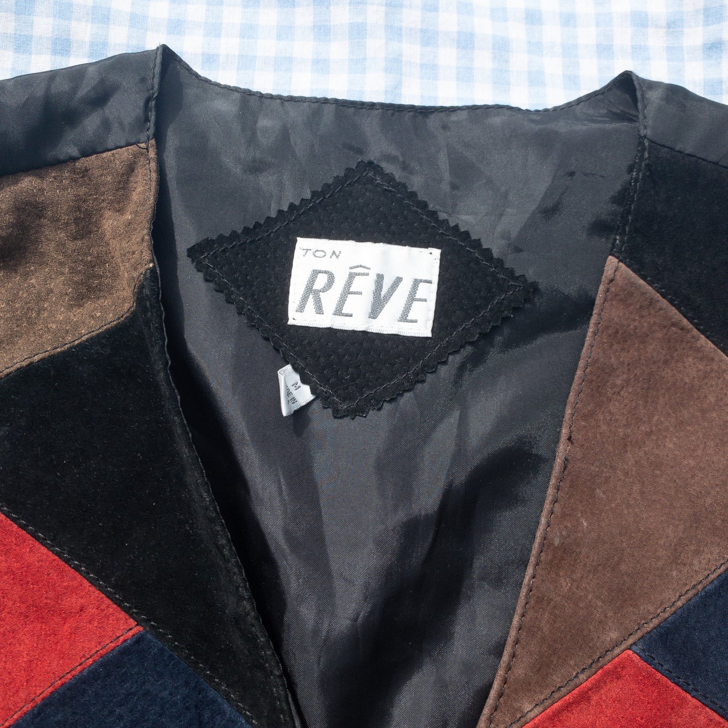 harley quinn leather vest (S-L)