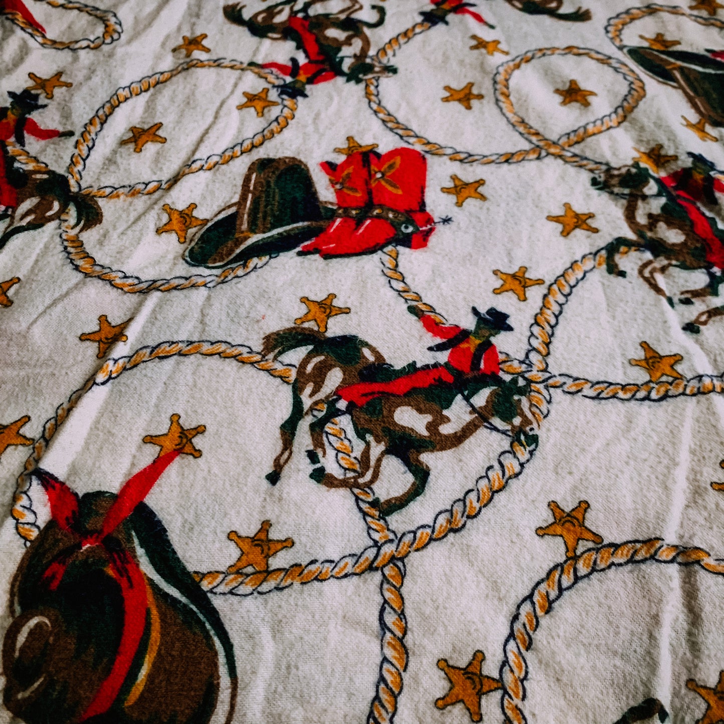 90's howdy flannel hoodie/shirt (XS-M)