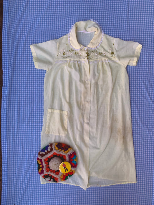 yellow slip robe (S-L)