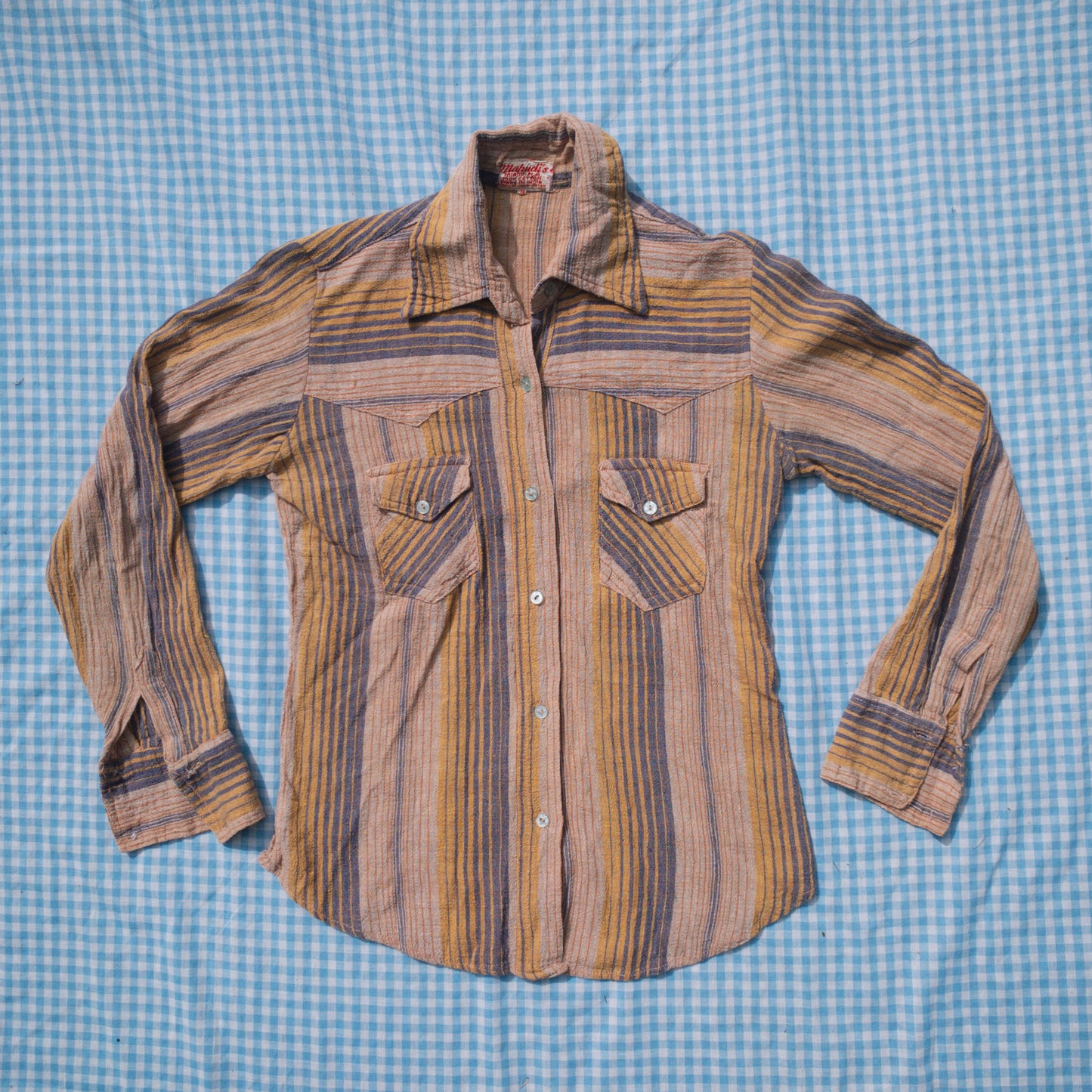 indian linen button down (XS/S)