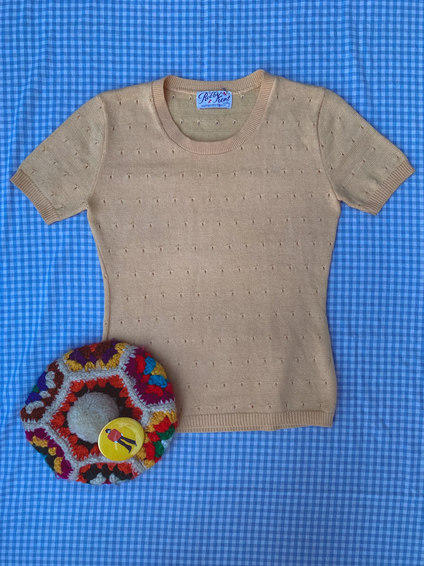 swiss cheese sweater (XS-M)