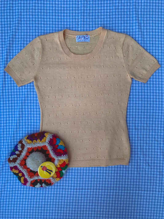 swiss cheese sweater (XS-M)