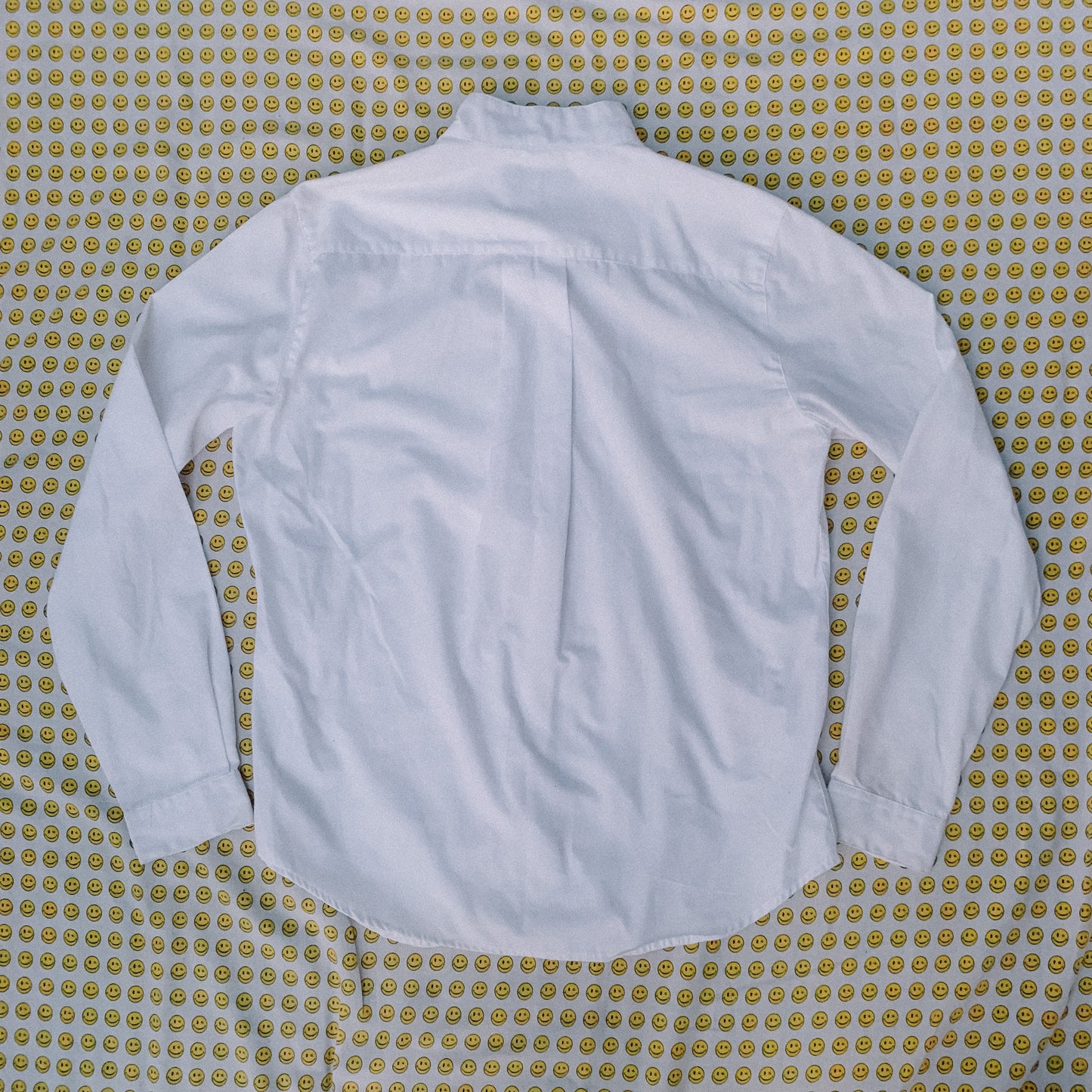 crispy white nehru shirt (S/M)