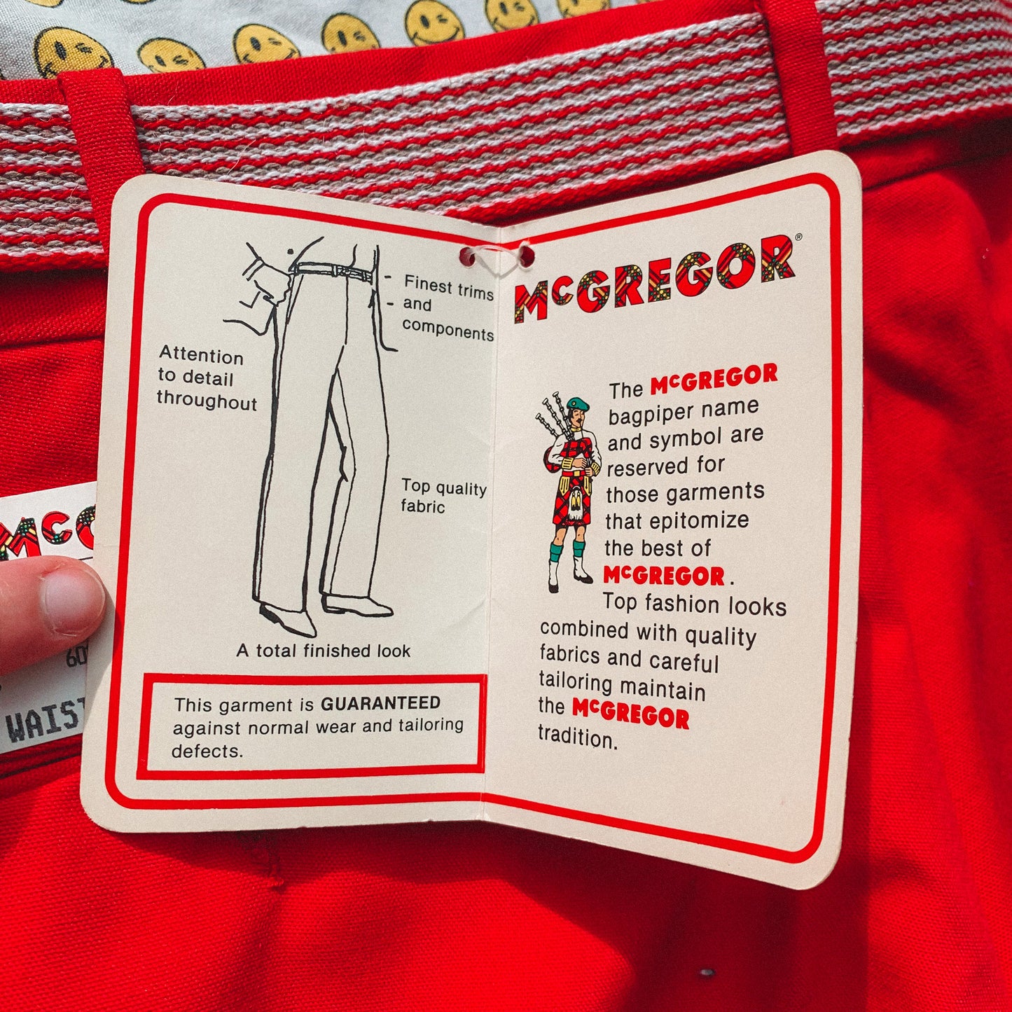 deadstock red hot pants(XS/S)