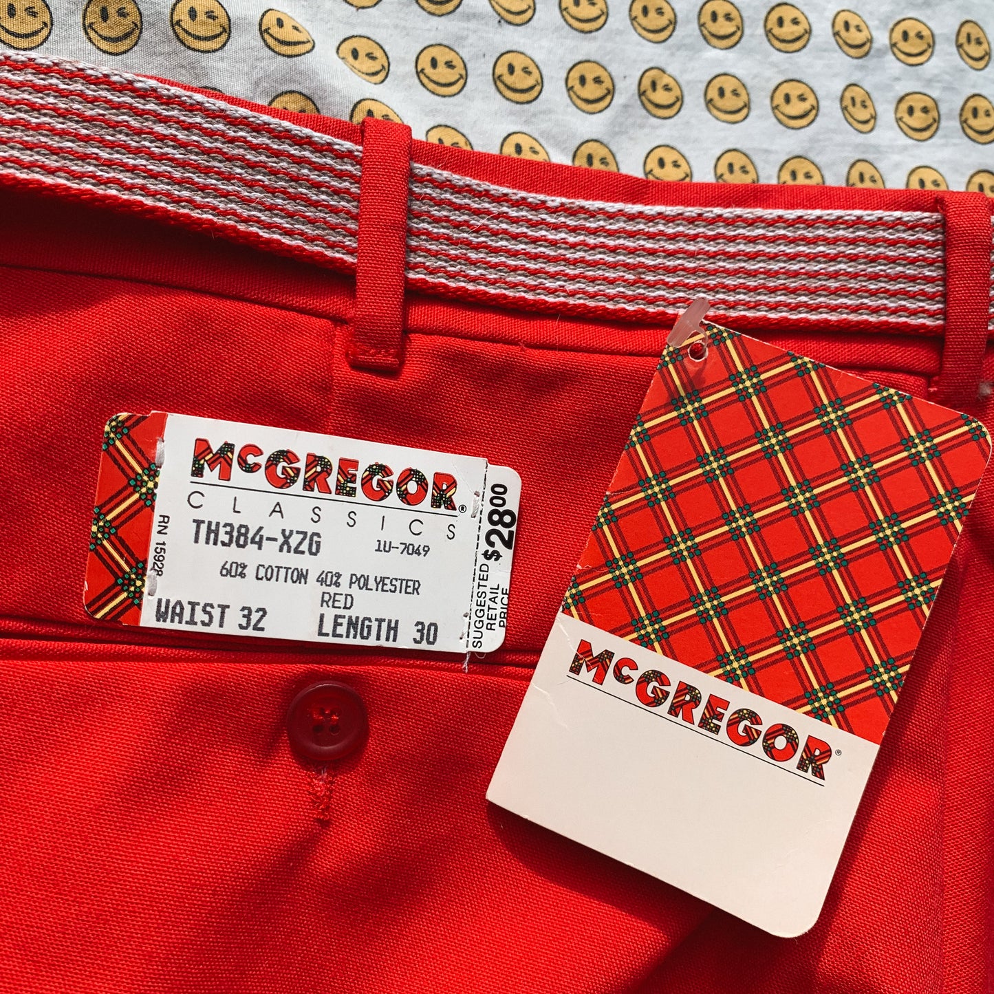 deadstock red hot pants(XS/S)