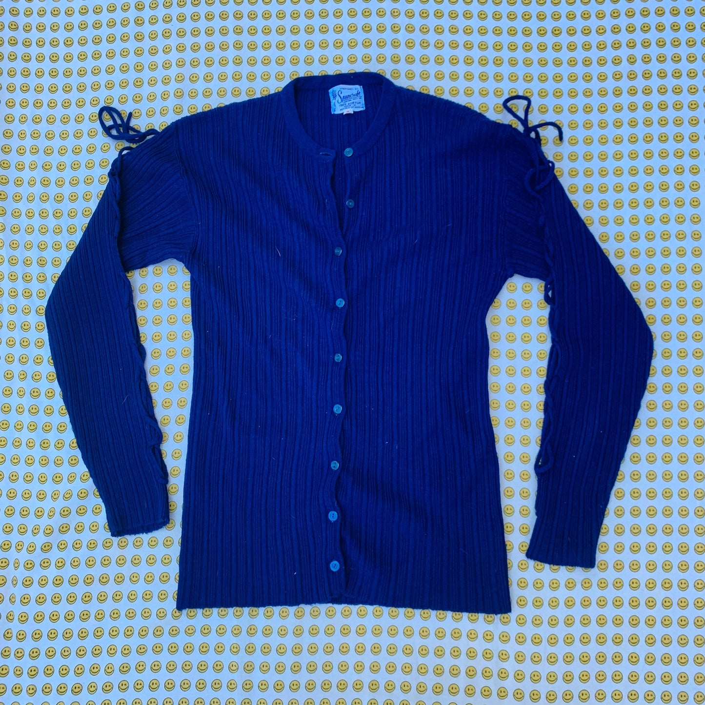 lace up schoolgirl cardigan (S-L)
