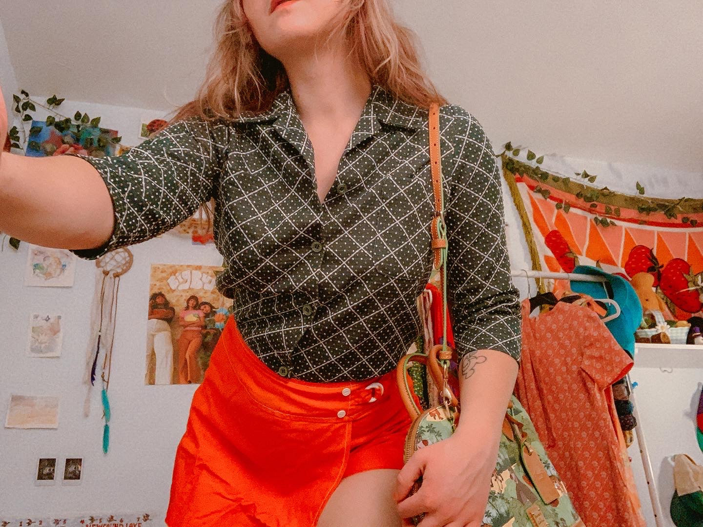 unripe strawberry blouse (S/M)