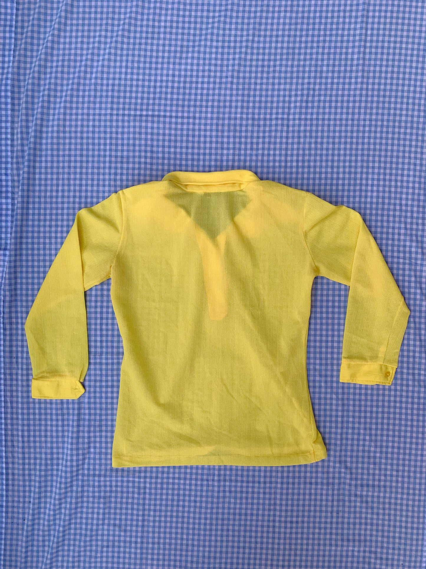 neon sheer yellow pullover (M/L)