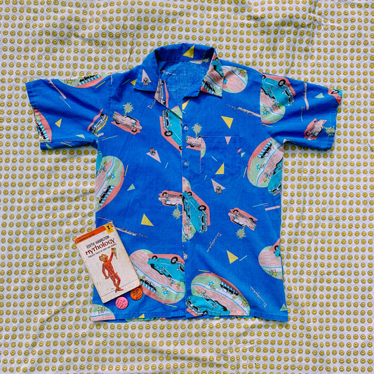 late night cruise button down (M/L)