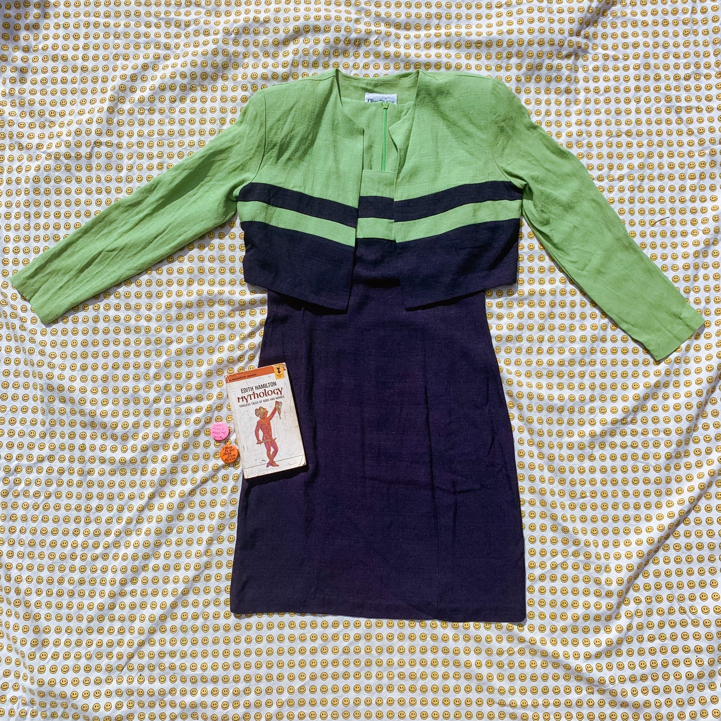sheego girlboss dress and cardigan (S/M)