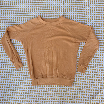 hemp mustard sweatshirt (S/M)