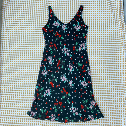 cherry b0mb (too obvious?) slip dress (M)