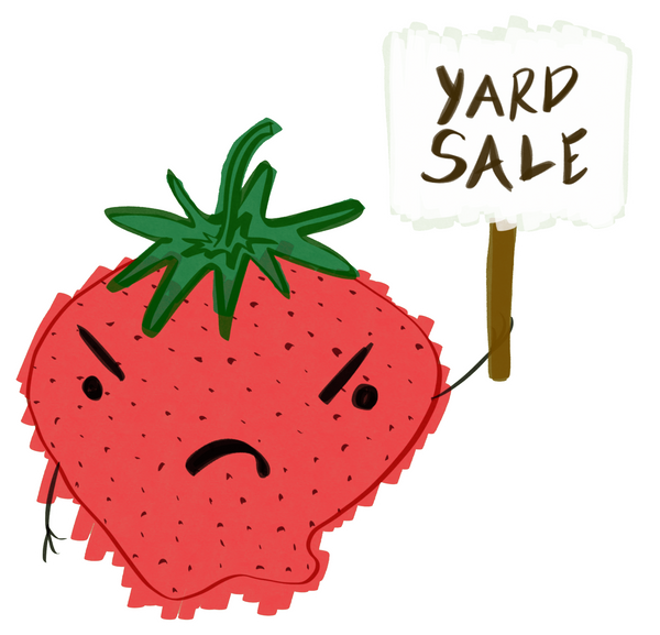 strawberry yard sale
